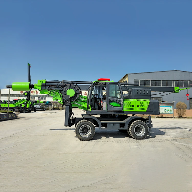 Automatic Wheel Rotary Drilling Rig